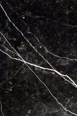 Nero Marquina Mermer Plaka - Görsel 2