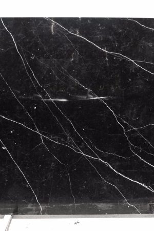 Nero Marquina Mermer Plaka - Görsel 1