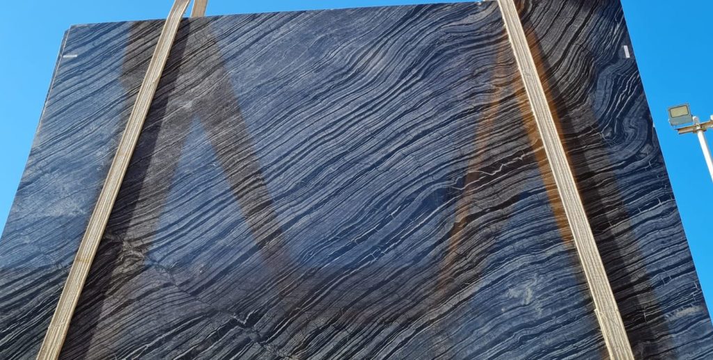 Silver Wave Mermer Plaka