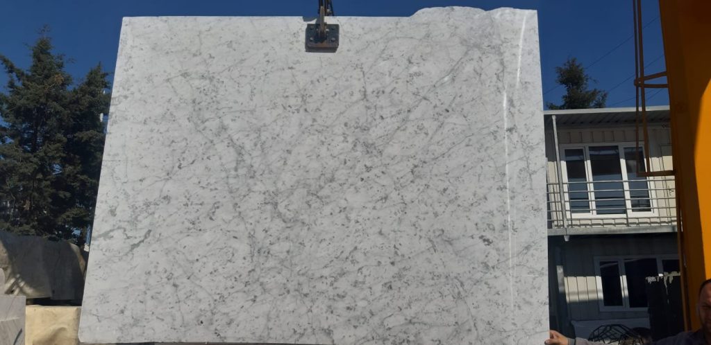 Bianco Carrara Mermer Plaka
