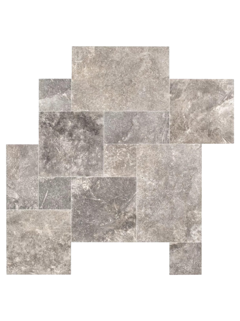 Silver Traverten | French Pattern Set