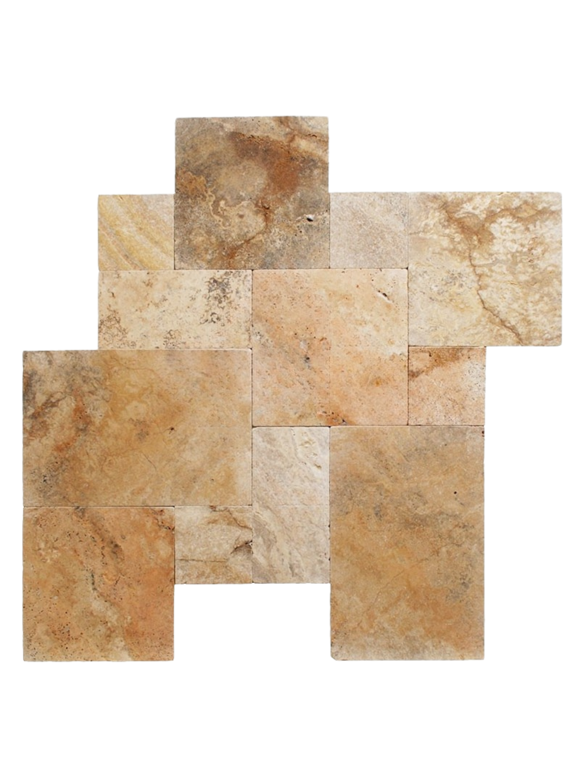 Scabos Traverten | French Pattern Set - Görsel 1