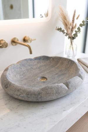 Zeno Silver | Doğal Taş Lavabo