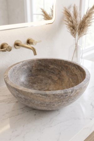 Hapsera Silver | Doğal Taş Lavabo