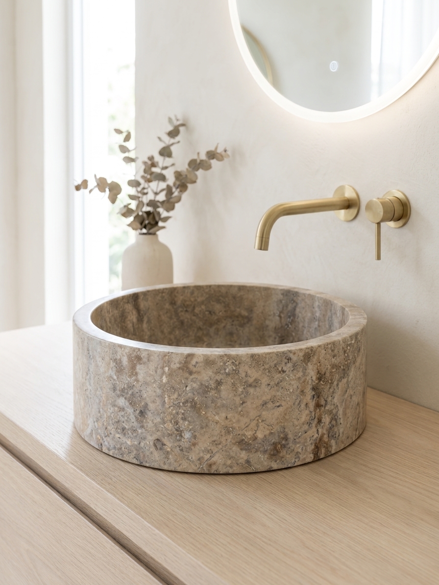 Harvel Silver | Doğal Taş Lavabo - Görsel 1