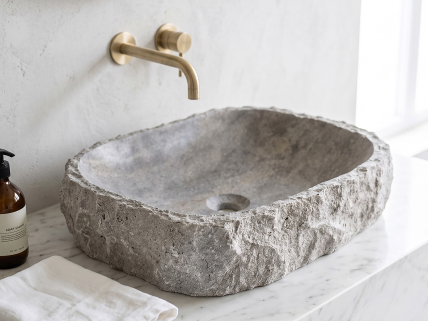 Şetroz Silver | Doğal Taş Lavabo