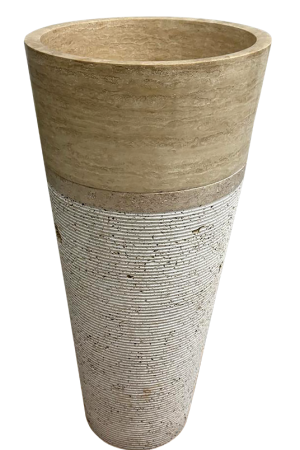 Classic Natural Stone Pedestal Sink