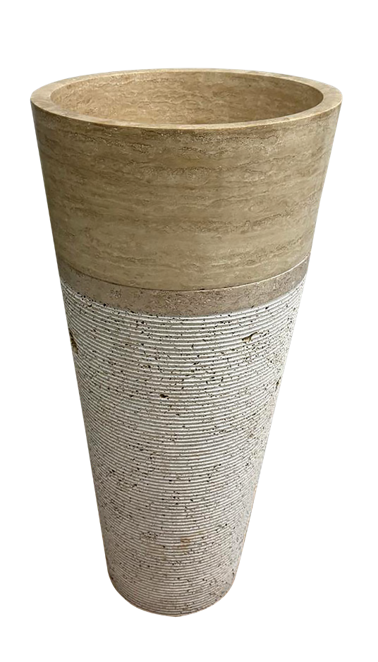 Classic Natural Stone Pedestal Sink