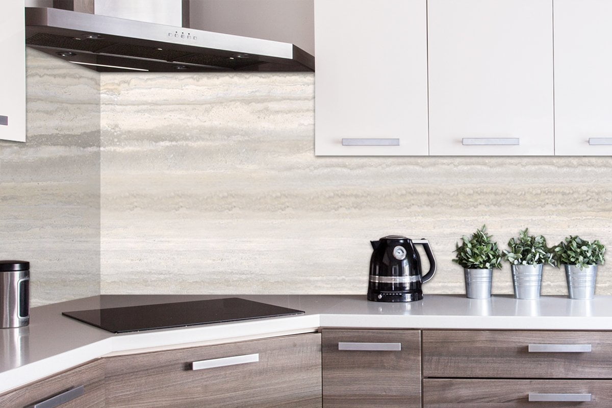 Laminam Travertino Grigio Venato - Görsel 5